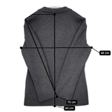 NEWYORKER ミラノリブニット ウール ジャケット チャコールグレー レディース ニューヨーカー【中古】5-0913T∞
