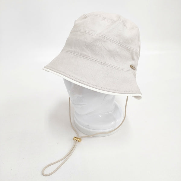 ANTEPRIMA 新品 リネン サイズM～S 帽子 ハット キナリ レディース アンテプリマ【中古】5-0825M◎