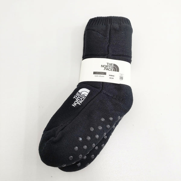 THE NORTH FACE 未使用品 ヌプシ ブーティ ソックス 定価2970円 NN82233 サイズS ルームソックス 靴下 ブラック レディース ザノースフェイス【中古】5-1016T◎