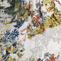 ETRO イタリア製 植物柄 花柄 ウール スカート ベージュ マルチカラー レディース エトロ【中古】5-0913T∞