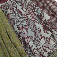 ETRO イタリア製 ペイズリー ウールシルク プリーツ スカート マルチカラー レディース エトロ【中古】5-0913T∞