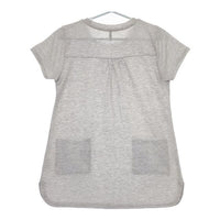 DANSKIN ポケット付き 半袖Ｔシャツ カットソー グレー レディース ダンスキン【中古】5-0504S∞