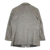 McDavid ドイツ製 ウール 肩パッド入り ジャケット スカート ウール セットアップ グレー レディース マクダビッド【中古】5-0913T∞
