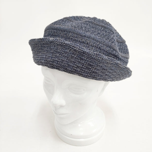 Les Belles Modes ベルモード サイズ56～58cm対応 帽子 ハット ネイビー レディース【中古】5-0825M◎