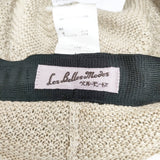 Les Belles Modes ベルモード サイズ56～58cm対応 リネン混 帽子 ハット ベージュ レディース【中古】5-0825M◎