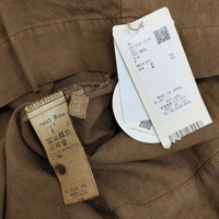 nest Robe 01224-1274 UpcycleLino エシカルダイチャーチドレス 定価33000円 ワンピース ブラウン レディース ネストローブ【中古】5-0408M♪