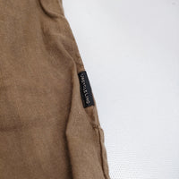 nest Robe 01224-1274 UpcycleLino エシカルダイチャーチドレス 定価33000円 ワンピース ブラウン レディース ネストローブ【中古】5-0408M♪