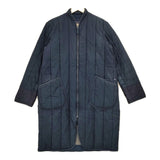 45R/45rpm インディゴキルティングコート 中綿コート インディゴ 定価75900円 7102039 サイズ3 コート ネイビー レディース フォーティーファイブアールピーエム【中古】5-1024A◆