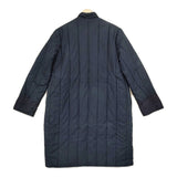 45R/45rpm インディゴキルティングコート 中綿コート インディゴ 定価75900円 7102039 サイズ3 コート ネイビー レディース フォーティーファイブアールピーエム【中古】5-1024A◆