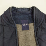 45R/45rpm インディゴキルティングコート 中綿コート インディゴ 定価75900円 7102039 サイズ3 コート ネイビー レディース フォーティーファイブアールピーエム【中古】5-1024A◆