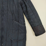 45R/45rpm インディゴキルティングコート 中綿コート インディゴ 定価75900円 7102039 サイズ3 コート ネイビー レディース フォーティーファイブアールピーエム【中古】5-1024A◆