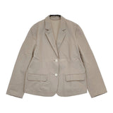 MARGARET HOWELL 2Bテーラードジャケット サイズ1 578-9120004 グレージュ レディース マーガレットハウエル【中古】5-0511M♪