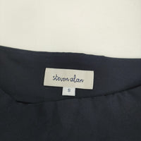 Steven Alan コットン ロングフレアスカート 8224-299-0104 サイズS ロングスカート ネイビー レディース スティーブンアラン【中古】5-0511M♪