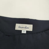 Steven Alan コットン ロングフレアスカート 8224-299-0104 サイズS ロングスカート ネイビー レディース スティーブンアラン【中古】5-0511M♪