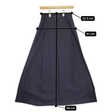 Steven Alan コットン ロングフレアスカート 8224-299-0104 サイズS ロングスカート ネイビー レディース スティーブンアラン【中古】5-0511M♪