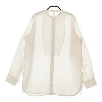 TODAYFUL Slub Dress Shirts スラブドレスシャツ 定価16500円 サイドリボン 121104050 長袖シャツ オフホワイト レディース トゥデイフル【中古】5-0412M△
