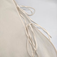 TODAYFUL Slub Dress Shirts スラブドレスシャツ 定価16500円 サイドリボン 121104050 長袖シャツ オフホワイト レディース トゥデイフル【中古】5-0412M△
