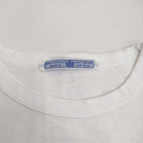 R&D.M.Co- CAKES OF BRITAIN フロッキープリント 長袖Ｔシャツ カットソー ロンＴ ホワイト レディース オールドマンズテーラー【中古】5-0511M♪