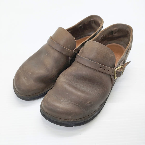 AURORA SHOES ミドルイングリッシュ 7.5D シューズ・靴 ブラウン レディース オーロラシューズ【中古】5-0419G◎