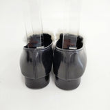 Pippi ファー サイズ37.5 シューズ・靴 ブラック ホワイト レディース ピッピ【中古】5-1016T◎