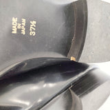 Pippi ファー サイズ37.5 シューズ・靴 ブラック ホワイト レディース ピッピ【中古】5-1016T◎