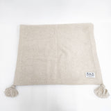 R&D.M.Co- タッセル 大判 マフラー 無地 ストール ベージュ レディース オールドマンズテーラー【中古】5-1016T◎