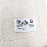 R&D.M.Co- タッセル 大判 マフラー 無地 ストール ベージュ レディース オールドマンズテーラー【中古】5-1016T◎