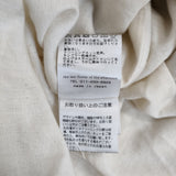 the last flower of the afternoon ウール ヘリンボーン ノーカラー ロング コート チャコール レディース ラストフラワー【中古】5-1012A◆