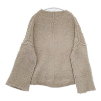 JANE SMITH KN-＃722L PUFFボトルネックプルオーバー サイズ38 セーター ニット ベージュ レディース ジェーン スミス【中古】5-0928T△
