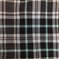 MARGARET HOWELL MHW06120145475 チェック柄 旧タグ 日本製 タック ロングスカート グレー ライトブルー レディース マーガレットハウエル【中古】5-0928T△