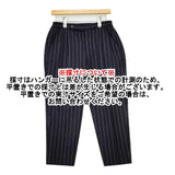 HAVERSACK ウール カシミヤ混 461523 ストライプ サイズ0 テーパードパンツ パンツ ネイビー ホワイト レディース ハバーサック【中古】5-0928T△
