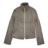 R.P.B 103-31042 サイズ3 スタンドカラー デニムジャケット グレー レディース エールペベ【中古】5-0511M♪