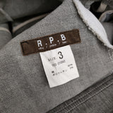 R.P.B 103-31042 サイズ3 スタンドカラー デニムジャケット グレー レディース エールペベ【中古】5-0511M♪