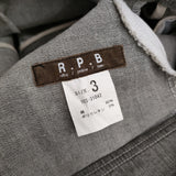 R.P.B 103-31042 サイズ3 スタンドカラー デニムジャケット グレー レディース エールペベ【中古】5-0511M♪