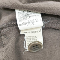 transit par such TR-900 イタリア製 サイズ2 その他ジャケット・コート ブラウン レディース トランジットパーサッチ【中古】5-1006T◎