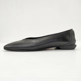 Cisei フラットレザーパンプス Vカット サイズ36 パンプス ブラック レディース シセイ【中古】5-0717G◎