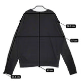 veritecoeur VCC-375 サイズ1 コットンプルオーバー カットソー ブラック レディース ヴェリテクール【中古】5-0513M♪