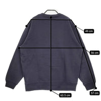 HEAR MY NAME ヒアマイネーム IOWA LOGO SWT カレッジロゴ HMNBYM-22SS-02SW サイズL スウェット ネイビー レディース【中古】5-0511M♪