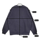 HEAR MY NAME ヒアマイネーム IOWA LOGO SWT カレッジロゴ HMNBYM-22SS-02SW サイズL スウェット ネイビー レディース【中古】5-0511M♪