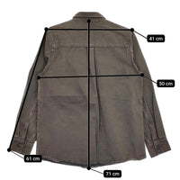 H BEAUTY&YOUTH DENIM CPO JACKET 1611-243-2196 シャツ デニムジャケット Cグレー レディース エイチビューティアンドユース【中古】5-0511M♪