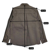 H BEAUTY&YOUTH DENIM CPO JACKET 1611-243-2196 シャツ デニムジャケット Cグレー レディース エイチビューティアンドユース【中古】5-0511M♪