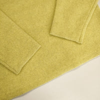 Green Label UA FOXブレンド フォルム ドルマン プルオーバー 定価12100円 3513-119-1690 セーター ニット イエロー レディース グリーンレーベル【中古】5-0928T△