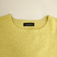Green Label UA FOXブレンド フォルム ドルマン プルオーバー 定価12100円 3513-119-1690 セーター ニット イエロー レディース グリーンレーベル【中古】5-0928T△