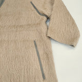 LOEFF ウールアルパカミックス シャギーロングガウン 定価104500円 1625-699-4378 コート ベージュ レディース ロエフ【中古】5-1104T△