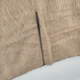 LOEFF ウールアルパカミックス シャギーロングガウン 定価104500円 1625-699-4378 コート ベージュ レディース ロエフ【中古】5-1104T△