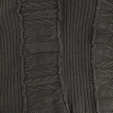 PERVERZE WAVE STRIPE CRASH KNIT ダメージ加工 0121010511 カーディガン ブラック レディース パーバーズ【中古】5-0503M∞
