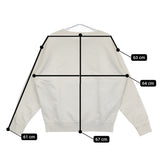MAISON MARGIELA SWEATSHIRT CHALK ナンバリングロゴ s50gu0208 s25520 スウェット ホワイト レディース メゾンマルジェラ【中古】5-0315M♪