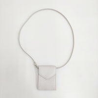 MAISON MARGIELA 未使用品 ショルダーカードケース レザー S56UI0213 カードケース ホワイト レディース メゾンマルジェラ【中古】5-0315G♪