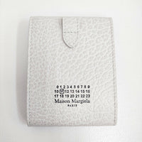MAISON MARGIELA 未使用品 ショルダーカードケース レザー S56UI0213 カードケース ホワイト レディース メゾンマルジェラ【中古】5-0315G♪