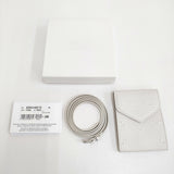 MAISON MARGIELA 未使用品 ショルダーカードケース レザー S56UI0213 カードケース ホワイト レディース メゾンマルジェラ【中古】5-0315G♪